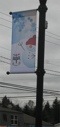 street pole banner